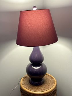 Beautiful Purple Lamp
