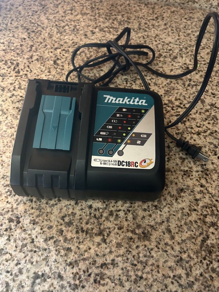 Makita DC18RC 14.4V - 18V LXT Lithium‑Ion Rapid Optimum Charger