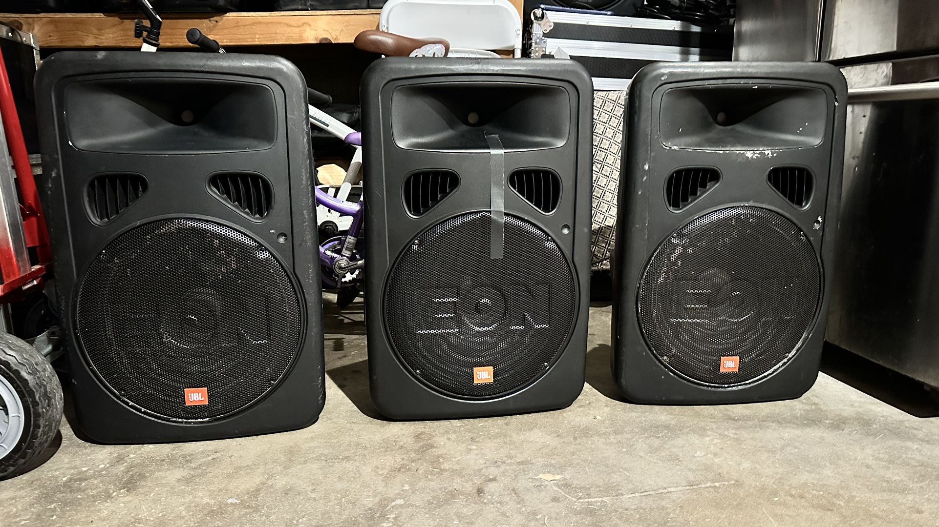 (3) JBL G2’s Powered Speakers