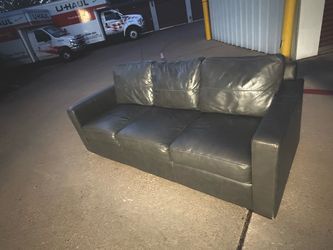 Leather sofa