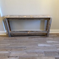 Solid Wood Rustic Sofa Table