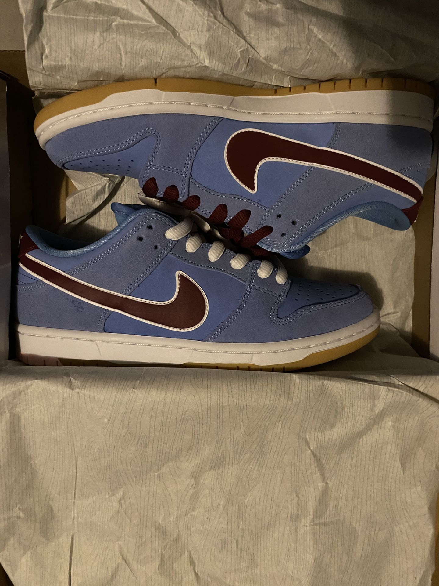 Philadelphia Phillies Nike Dunk Lows