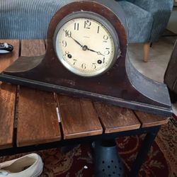 Antique Mantle Shelf Clock
