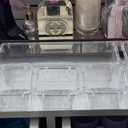 ✨ Clear Acrylic Organizer Set 