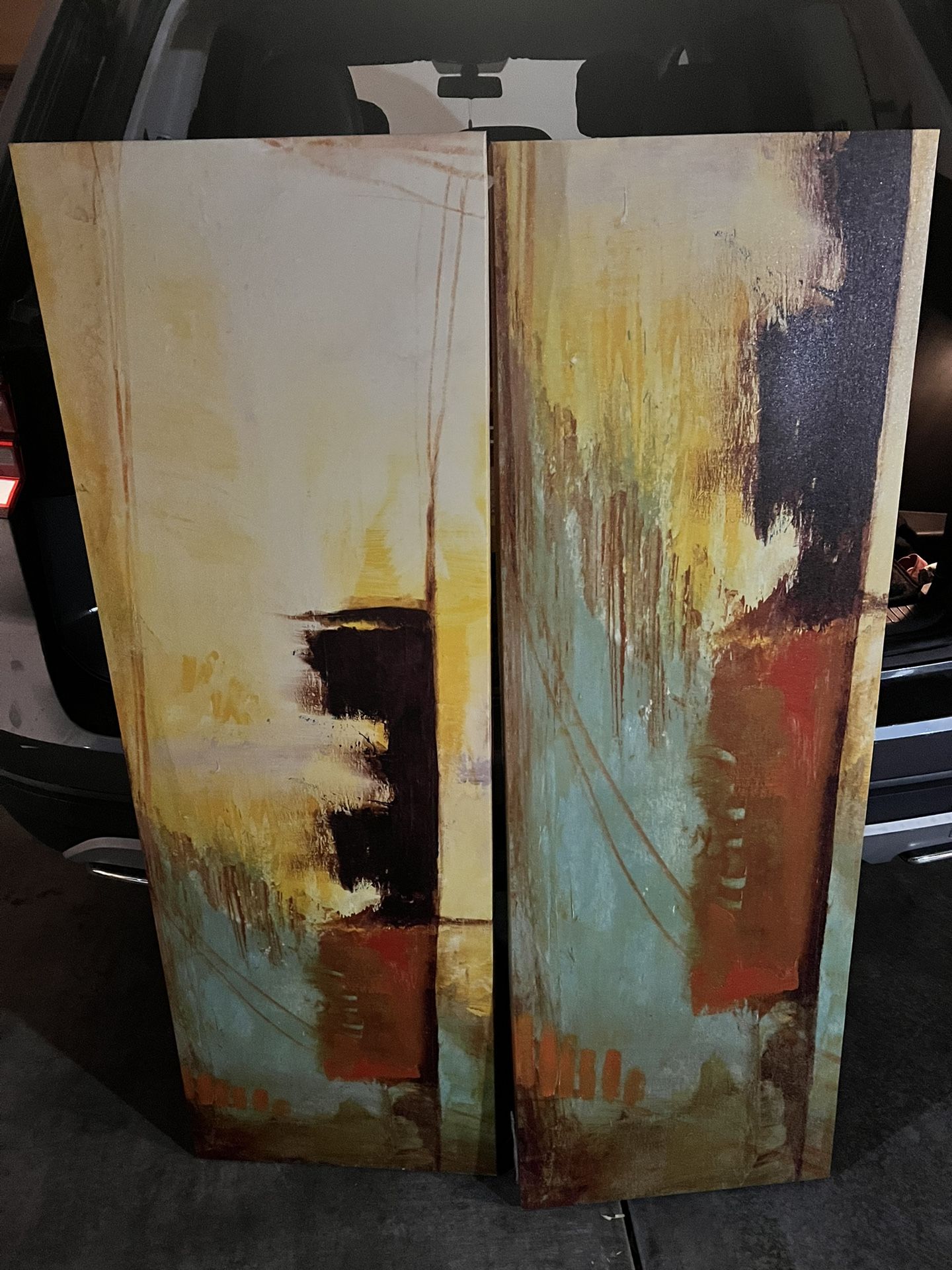 2 Large Canvases