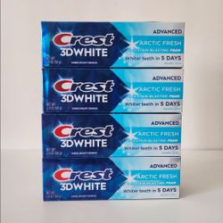 4 Crest Toothpaste Arctic Fresh 2.4oz