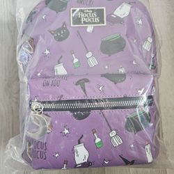 Bioworld Disney Hocus Pocus Sanderson Sisters Mini Backpack Carry On Tote Bag 