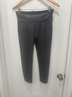SPANX Faux Leather Leggings Size L 