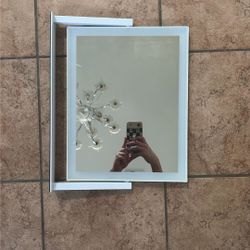 White Freestanding Here