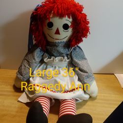 #121... Raggedy Ann 36" Doll