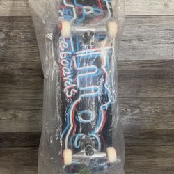Almost Neon Red / White / Blue Complete Pro Trick Skateboard 7.75 x 31.7 - NEW 