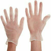 Vinyl powder free gloves.