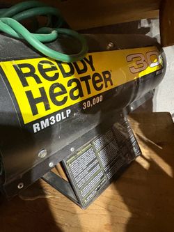 Propane power heater with tank