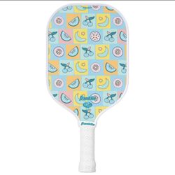 🔥NEW🔥 Franklin Sports Youth Paddle - Fruit Graphic: Fiberglass Racquet for Pickleball