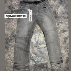 Purple Jeans Size 32