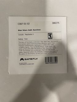 Star Wars Jedi Survived PS5 