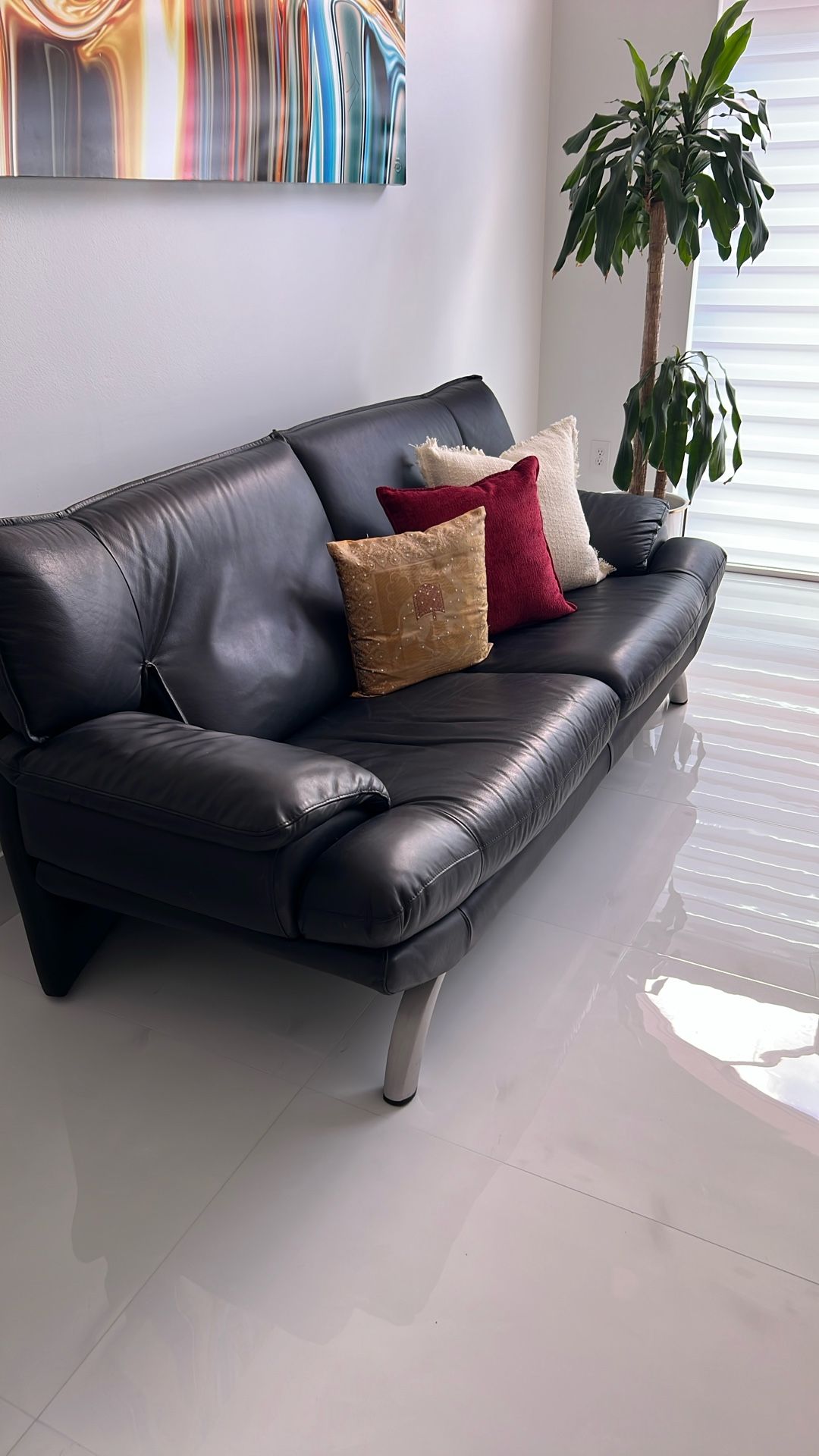 sofa set, armchair and coffee table for living room