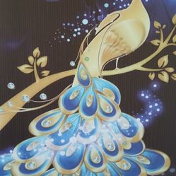 Peacock Canvas Wall Art
