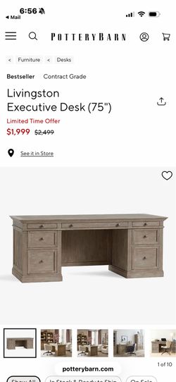 Pottery Barn Desk