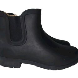 NEW Chooka Womens Boots Size 8 Chukka Chelsea Black  Waterproof Ankle Boots 
