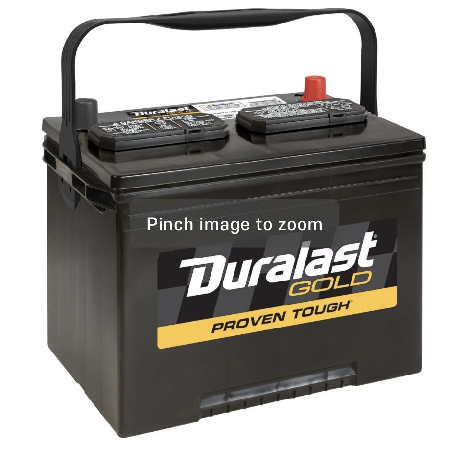 New Duralast Gold car Battery