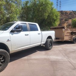 Dump Trailer W/Bobcat