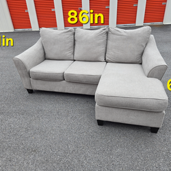 FREE DELIVERY Couch Sofa Reversible Chaise Sectional 2 Piece