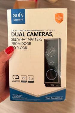 Eufy Security Video Doorbell E340 w/Chime Base