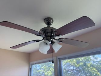 Modern Ceiling Fan with Lights – Bronze Finish