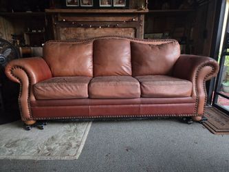 Leather couch