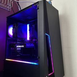 1440p Gaming PC – i5-10400, RTX 3060 Ti, 32GB RAM, Modern ARGB Case
