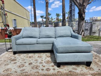COMFORTABLE SWEDE GREEN SOFA BED - CINDY CRAWFORD HOME - Same day delivery 🚚 💨
