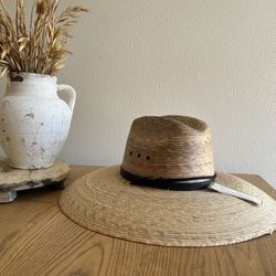 Palm Straw Lifeguard Hat BRAND NEW 