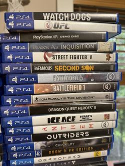 Playstation 4 PS4 Games $10-25 Each