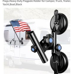 Brand New : Suction Cup Flag Holder for Rv