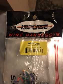 1985/12 Vwagon wired harness