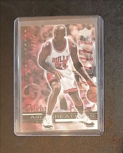Michael Jordan card in a hard protective case. $15
