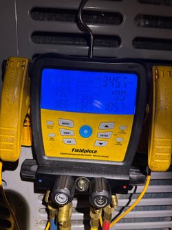 Fieldpiece SMAN Refrigerant Manifold + Micron Gauge