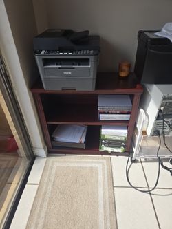 Cherry wood bookshelf