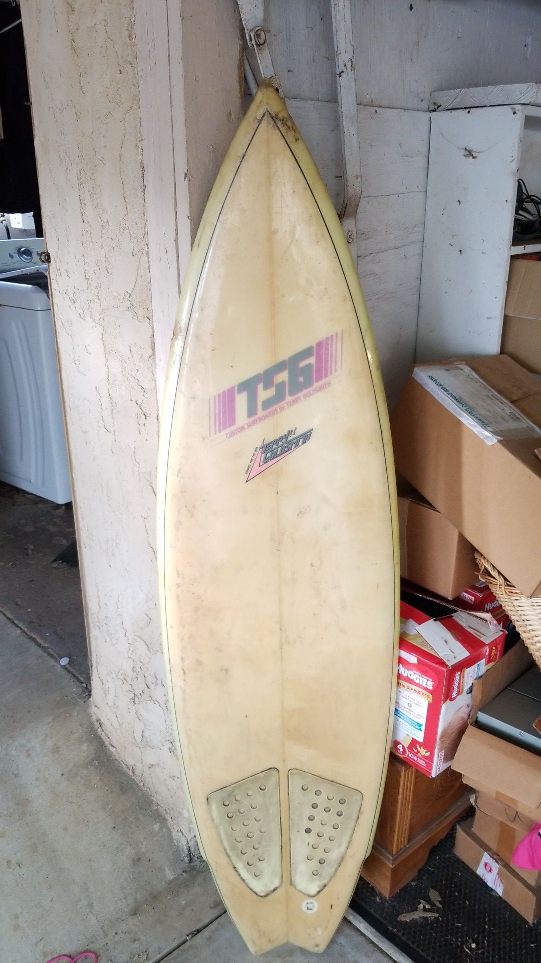 1984 Terry Goldsmith Surfboard 6'