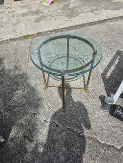 Copper Side Table $25