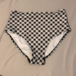 Bathing Suit Checkered High Waisted Old Navy Bottomz