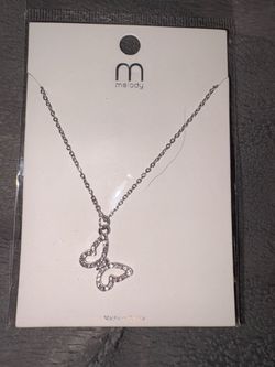 Silver Butterfly Necklace