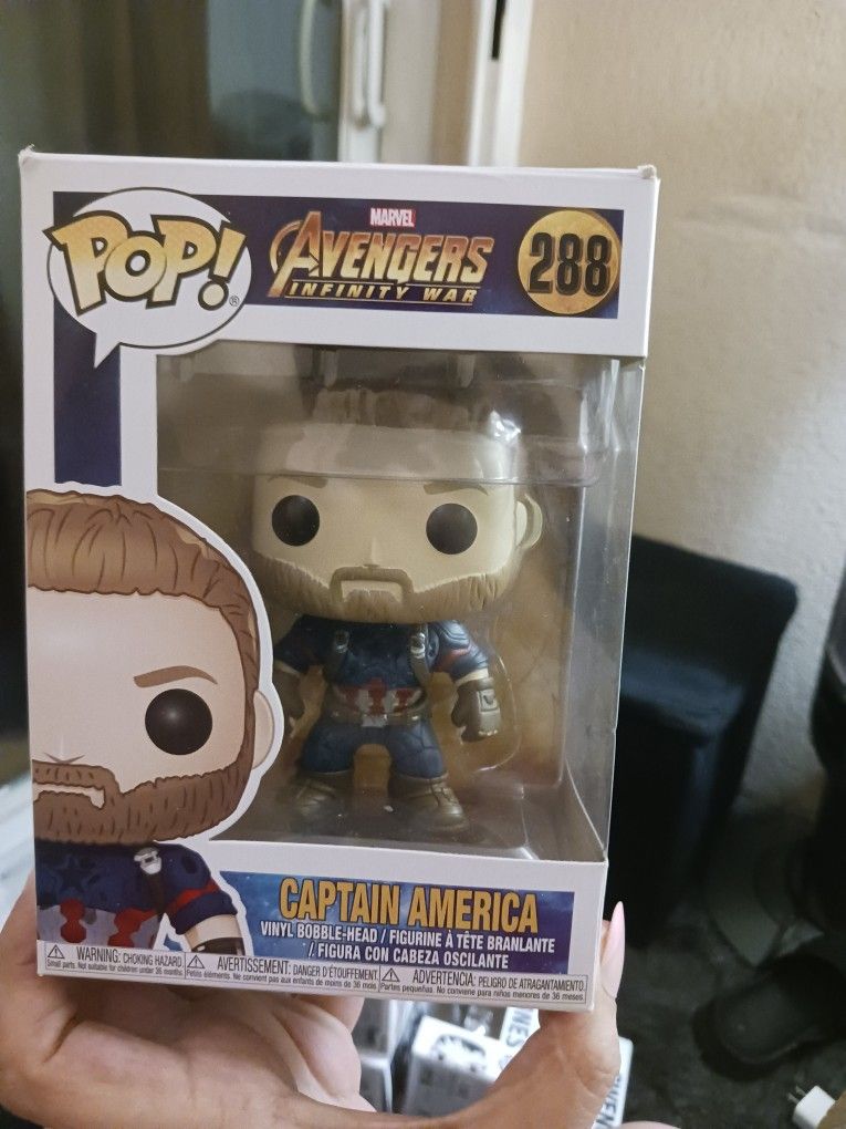 Funko Pop Captain America #288 Avengers Infinity War