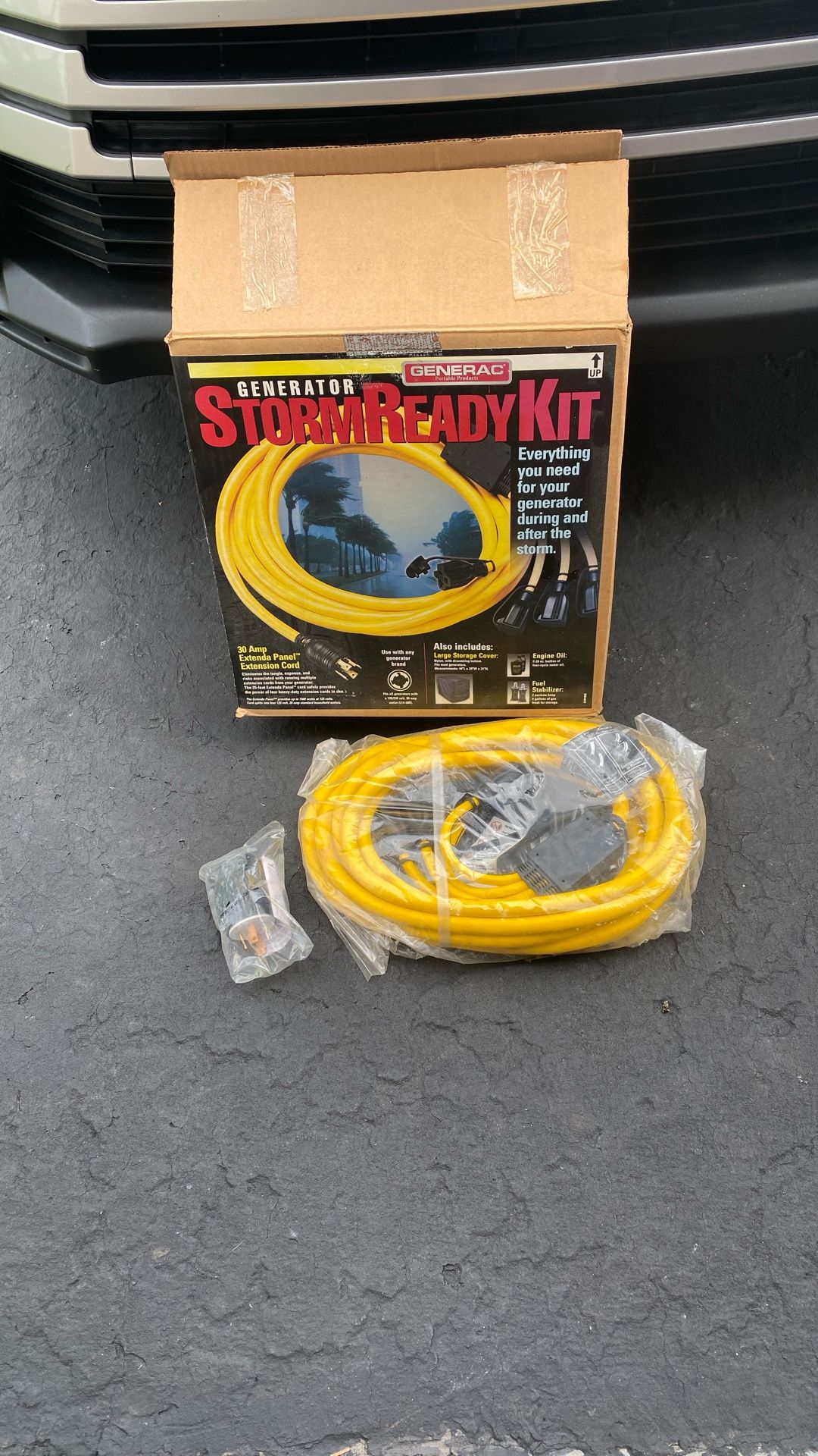 30 amp 25 foot extension cord, heavy duty