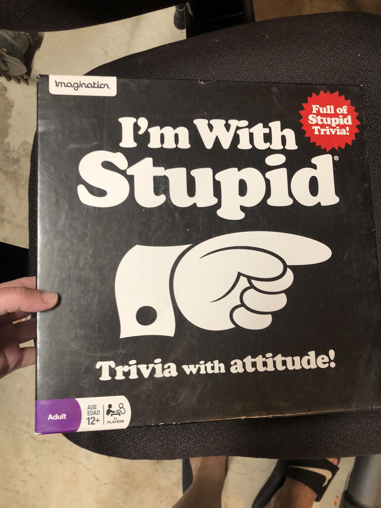 $6 BRAND NEW board Game ‘I’M WITH STUPID’