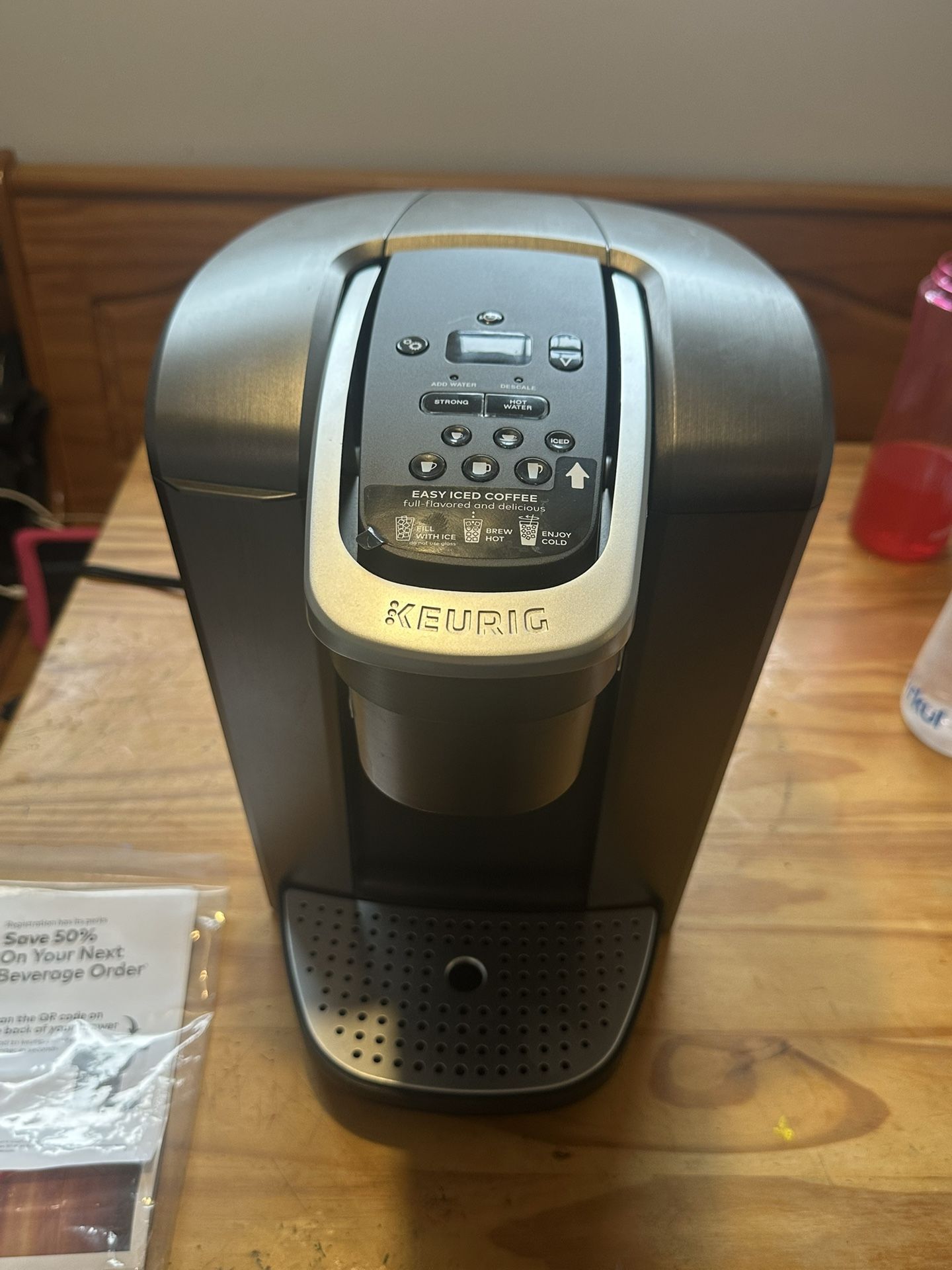 keurig K-elite single serve K-cup pod coffe maker