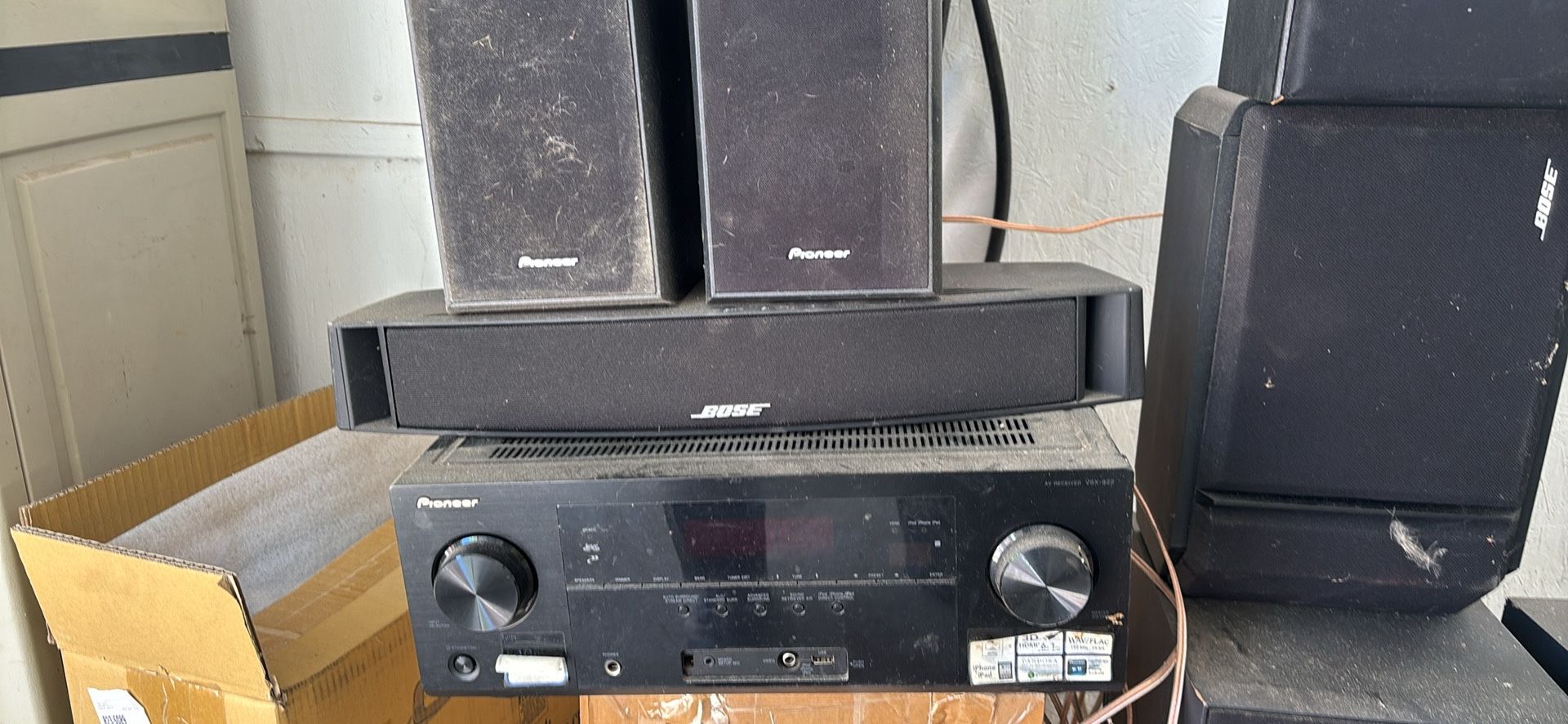 Home Theater Stereo Equipment.