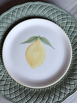 Portuguese Lemon Plate Farmhouse Kitchen Decor Portugal