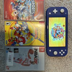 Nintendo Switch Lite + 3 Games (hablo Espanol)